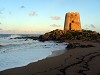 tramonto sulla spiaggia a Torre di Bari Sardo - Sardegna
