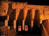 I bastioni di Alghero in una suggestiva notturna