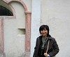 Mary all'ingresso del Museo Andreas Hofer